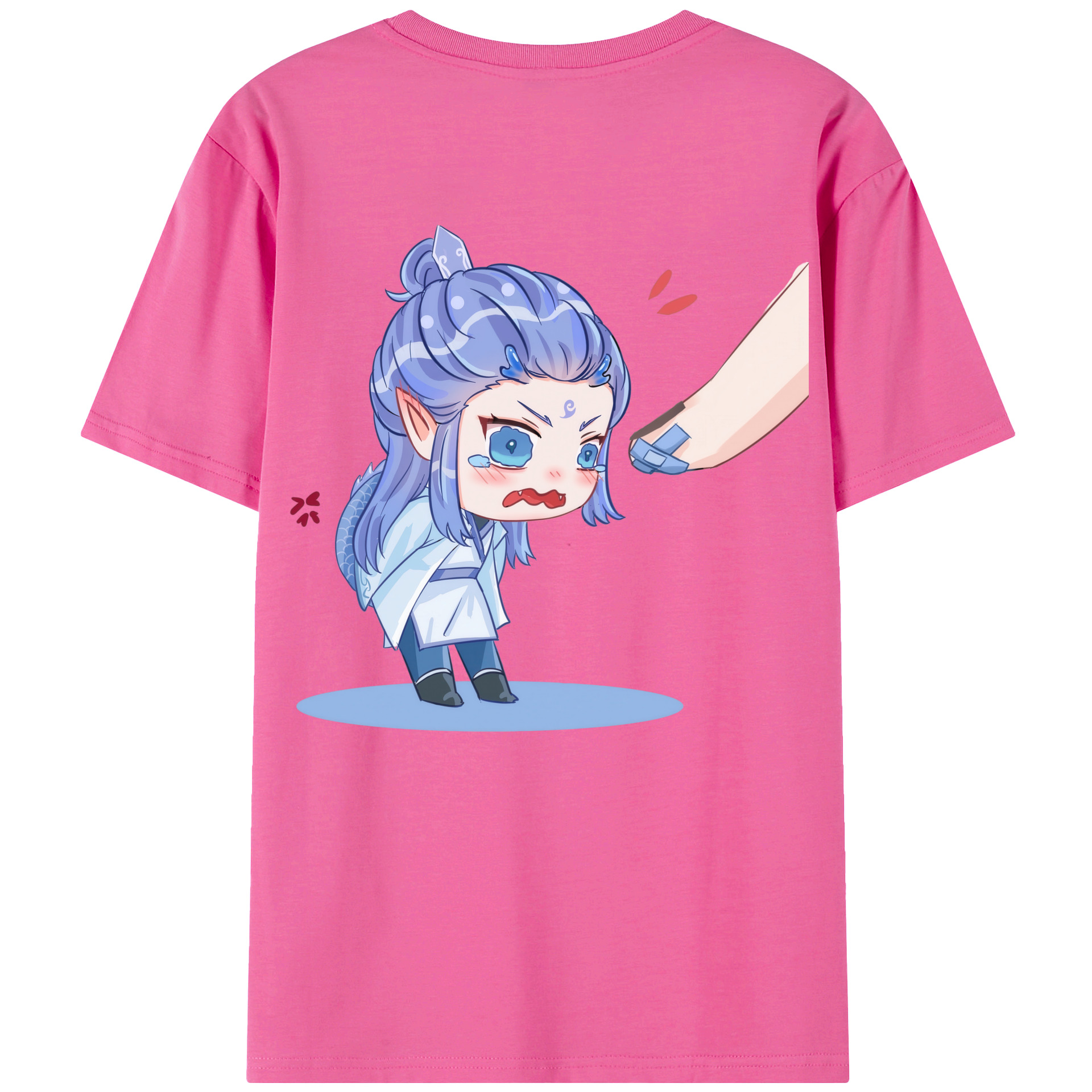 （画像用） Ne Zha 2 ナタ 魔童の大暴れ レディース半袖Tシャツ(バックプリント)